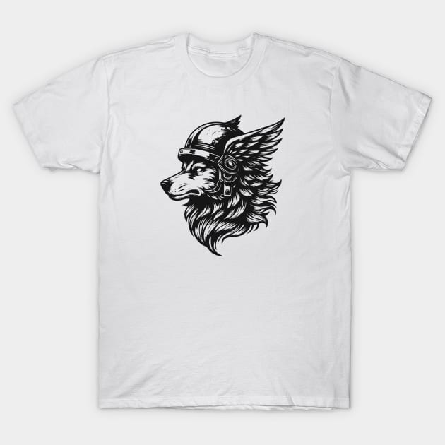 Wolf Rider V1 T-Shirt by Yaydsign